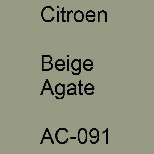 Citroen, Beige Agate, AC-091.